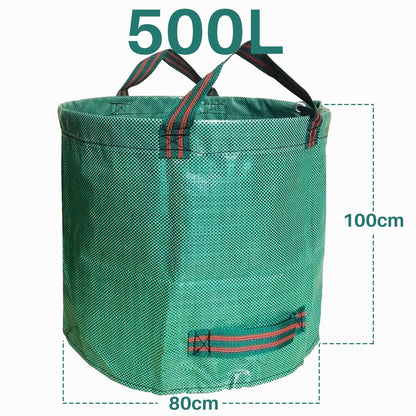 - Singwow Garden Waste Bags | 500L x 2 Heavy Duty Garden Bags | Reusable Garden Sacks with Handles -