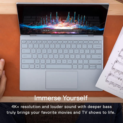 Dell XPS 13 9315 Laptop, 12th Gen Intel Evo Core i7-1250U, 13.4 Inch UHD+ 500nit Touchscreen, 16GB RAM, 512GB SSD, Backlit Keyboard, Fingerprint Reader, Win 11H (Sky)