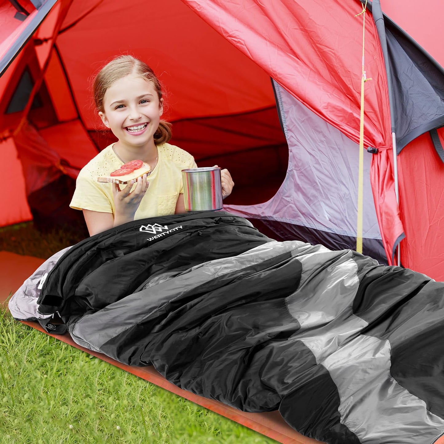 - Ultralight Warm Weather Sleeping Bag for Kids Girls Boys Adults -