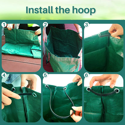 - Singwow Garden Waste Bags | 270L x 2 Heavy Duty Garden Bags | Reusable Garden Sacks with Handles -