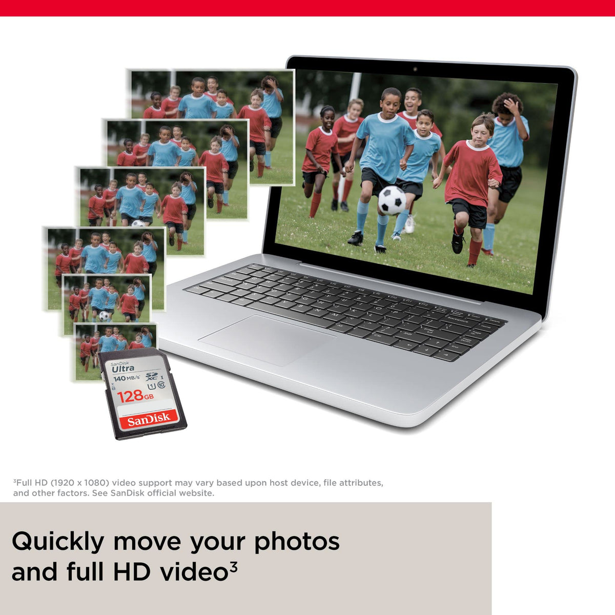 - SanDisk 128GB Ultra SDXC Card | SD Card |Memory Card With Up To 140 MB/s Read -