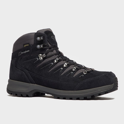 Berghaus Men's Explorer Trek GORE-TEX Walking Boots with High Traction Vibram Sole, DofE Recommended Kit, GTX, Waterproof, Breathable, Lightweight, Outdoors, Hiking & Trekking Footwear, Grey, UK8