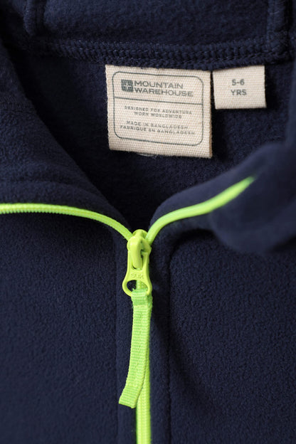 - Mountain Warehouse Camber Kids Microfleece Hoodie | Breathable | Lightweight | Anti-Pill & Quick Dry -