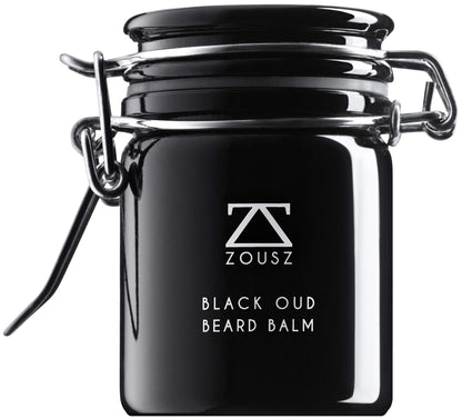 - ZOUSZ Black Oud Beard Balm for Men with Shea Butter