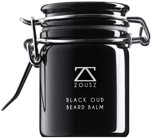 - ZOUSZ Black Oud Beard Balm for Men with Shea Butter