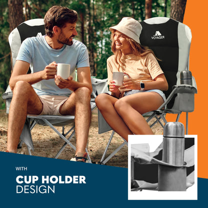 - VOYAGER 2 Pack Premium Outdoor Camping Chair Set
