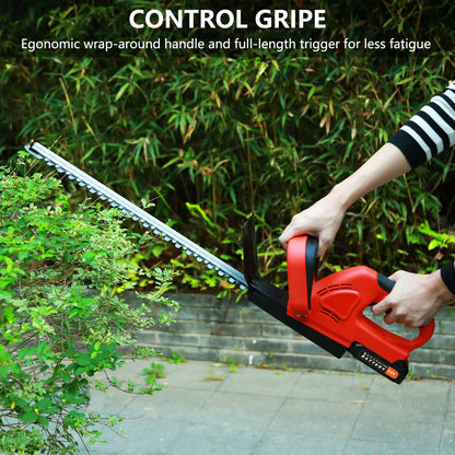 - Shienfir Cordless Hedge Trimmer | 21V Electric Hedge Trimmer | 15mm Tooth Spacing | 800W | Electric Cordless Hedge Trimmer -