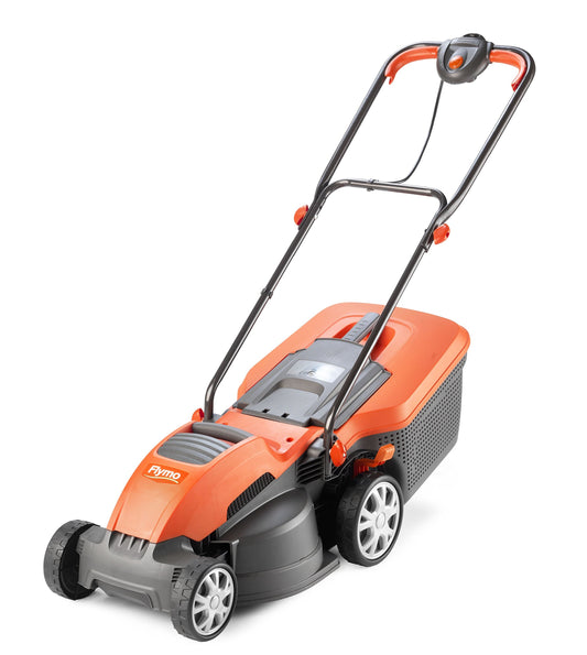 - Flymo Speedi-Mo 360C Electric Wheeled Lawn Mower | 1500 W | Cutting Width 36 cm | Orange/black -