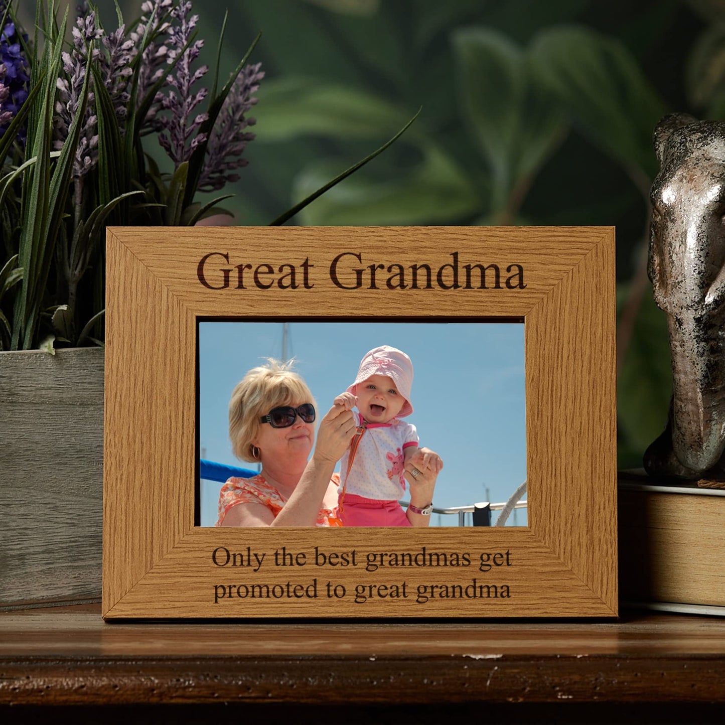 - Personalised Wooden Photo Frame | Laser Engraved -