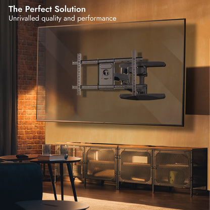 - Invision Ultra Strong TV Wall Bracket Mount Double Arm Tilt & Swivel for 37-75 Inch (94-190.5cm) LED LCD OLED Plasma & Curved Screens -