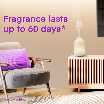 - Glade Essential Oil Diffuser Holder & Refill | Cool Mist Aromatherapy Diffuser & Air Freshener -