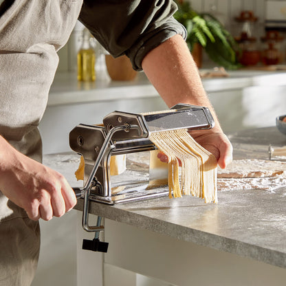 - VonShef Manual Pasta Machine, Professional Stainless Steel Pasta Maker