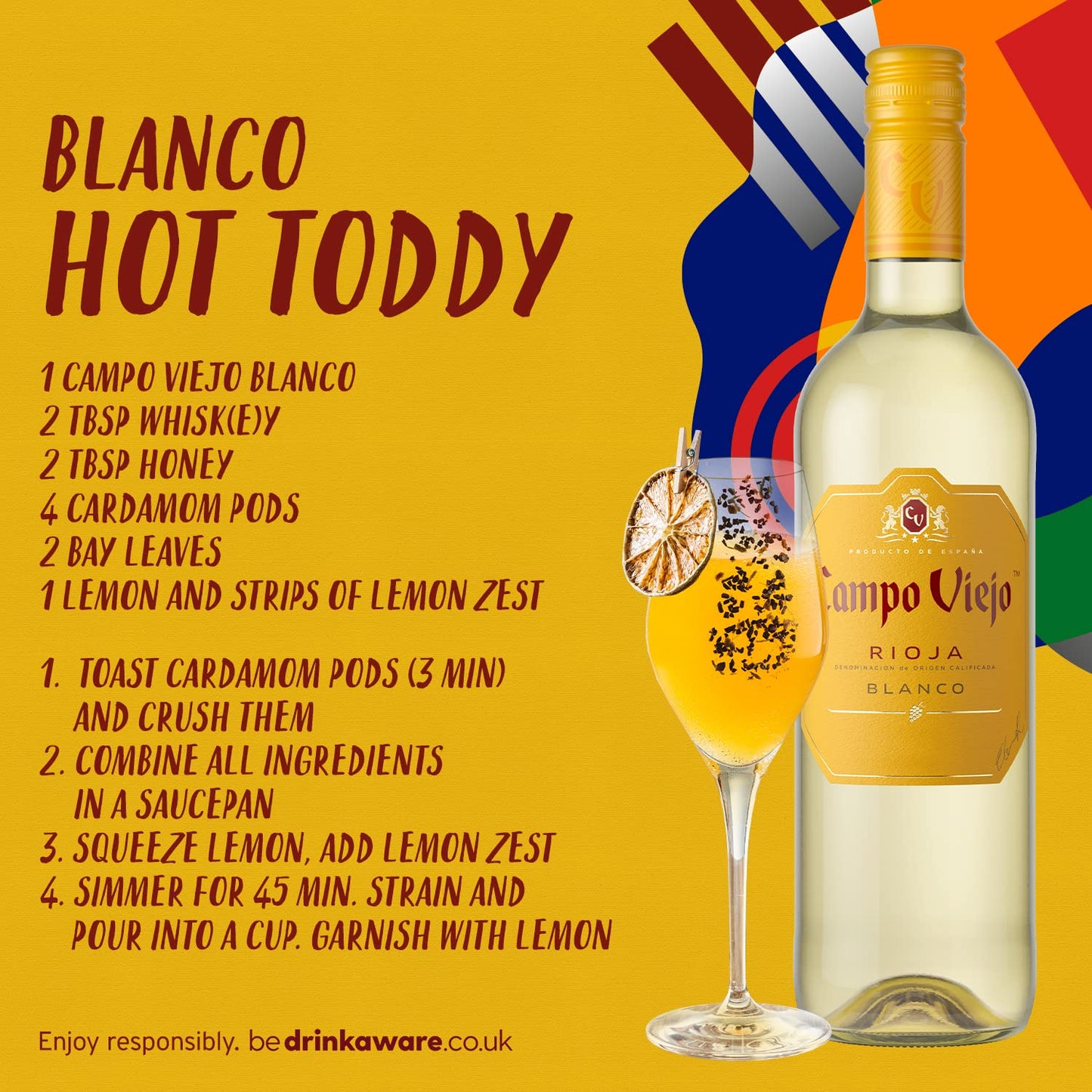 Campo Viejo Rioja Blanco White Wine, 6 x 75 cl (Case of 6)