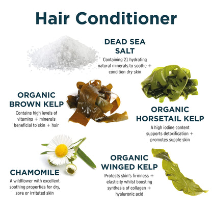 - Sea Magik | Natural Shampoo and Conditioner Set | Allergen-Free Spa Fragrance | Great for Dry or Sensitive Scalps | Vegan | (2 x 300ml) -