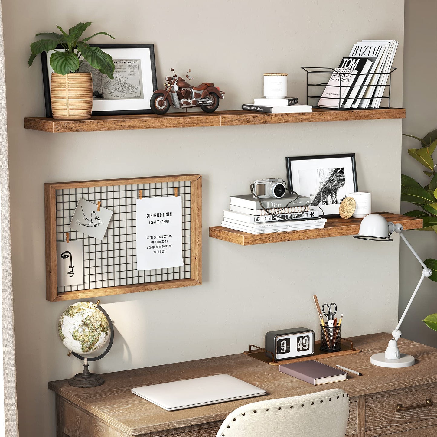 - VASAGLE Wall Shelf, Floating Shelf -