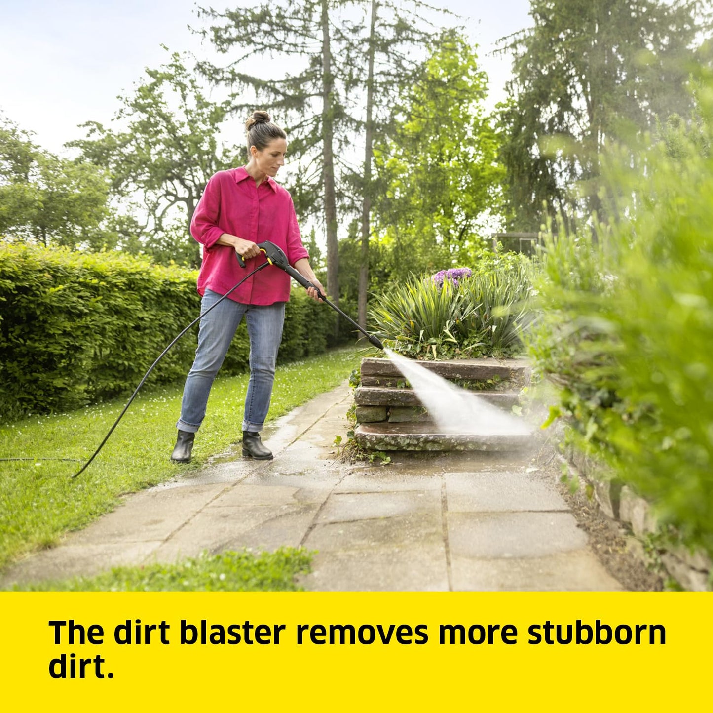 - Kärcher K 3 Horizontal Pressure Washer | High-Pressure Hose and Gun, Spray Lance, Dirt Blaster -