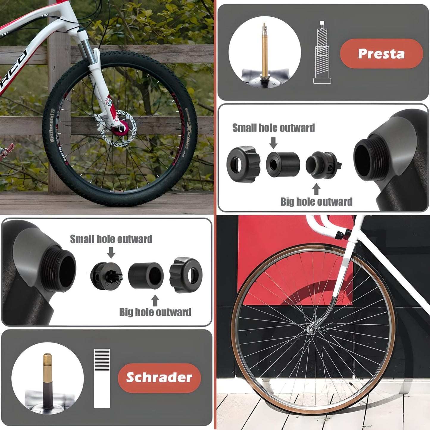 - Frame Mounted Mini Bike Pump for Bicycles -