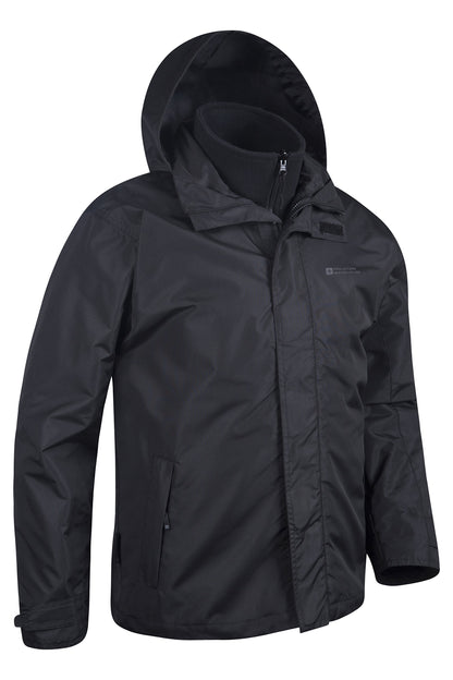- Mountain Warehouse Fell Mens 3 in 1 Water Resistant Jacket -