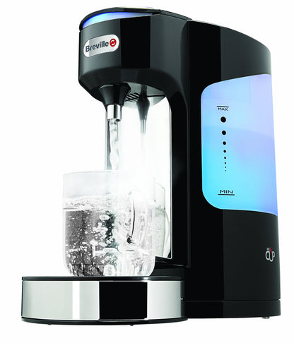 Breville HotCup Hot Water Dispenser | 2.0L with 3kW Fast Boil & Variable Dispense | Energy-efficient use | Gloss Black [VKJ318]