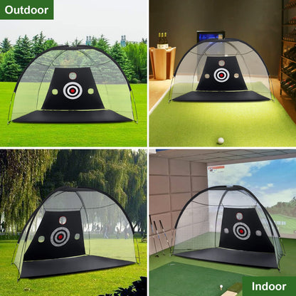 - Golf Hitting Net | 10x7ft Golf Nets for Backyard Driving | Golf Practice Net with Chiping Net -