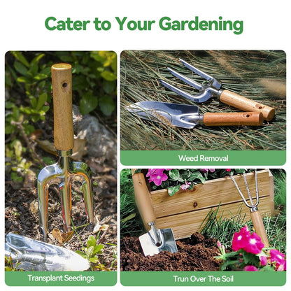 - Grenebo Gardening Tools | 9-Piece Gardening Hand Tools Set -