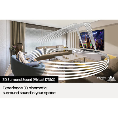 - Samsung B530 Soundbar Speaker | 2.1ch Surround Sound Audio With 5 Speakers |  Wireless Subwoofer -