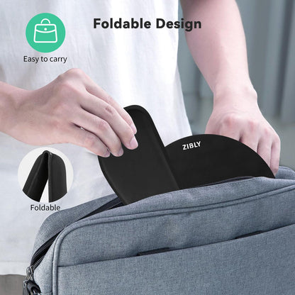 - ZIBLY Keyboard wrist rest and Mouse mat wrist support, Comfortable Memory Foam Mouse pad wrist support cushion with Anti-Slip Grip for Office Computer Laptop Working Gaming