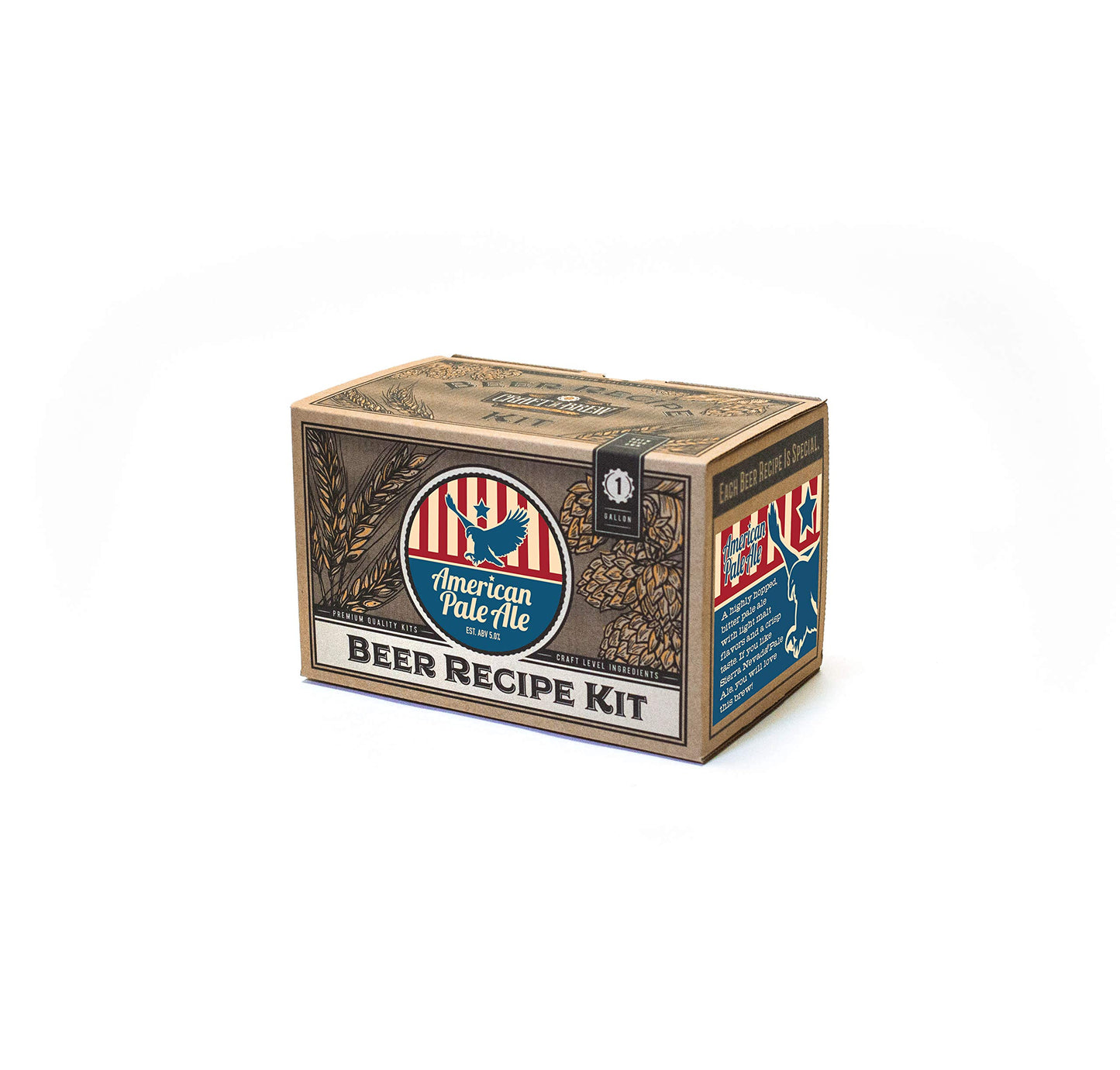 Craft A Brew American Pale Ale Refill Recipe Kit; 1 Gallon; Ingredients for Home Brewing Beer
