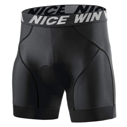 - NICEWIN Men’s Cycling Underwear | 3D Padded Compression Shorts -