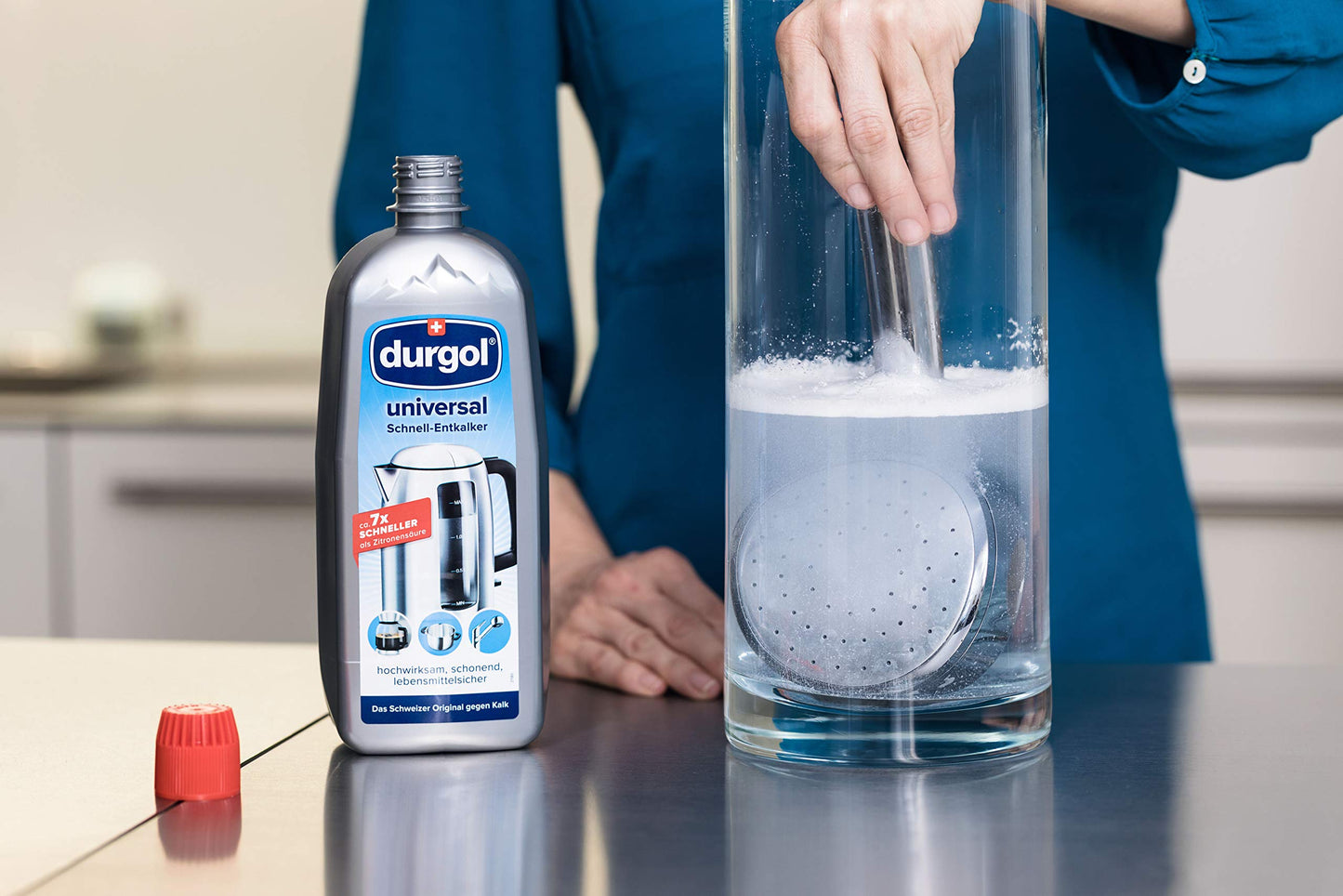 - Durgol Universal Fast Descaler for Coffee Machines | All Purpose Decalcifier and Limescale Remover | 750ml -