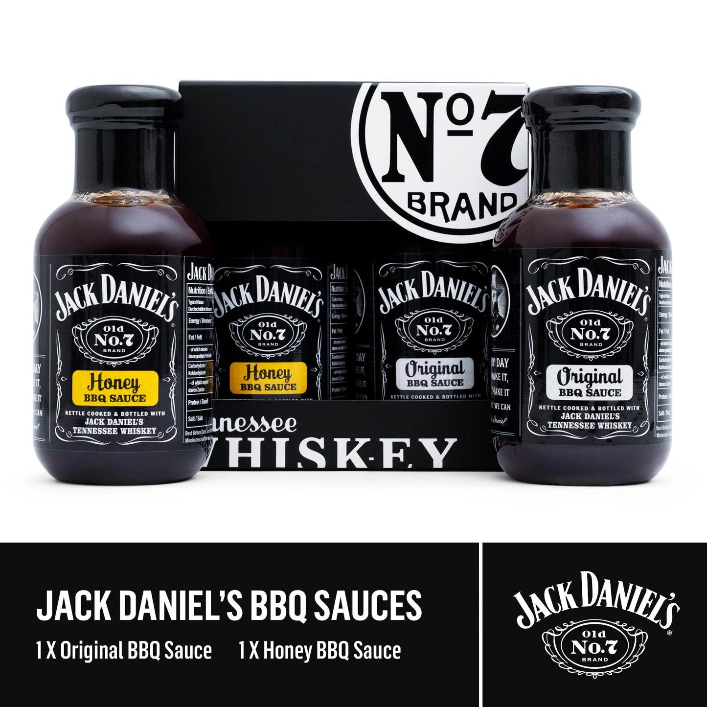 - Jack Daniels BBQ Sauce Gift Set -