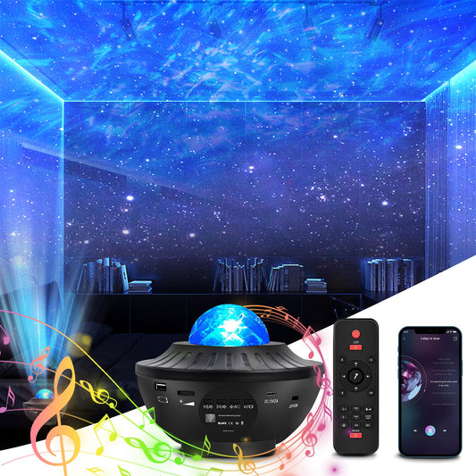 - Fanser Star Projector | Galaxy Projector | Night Light Projector | Ocean Wave | Remote Control -