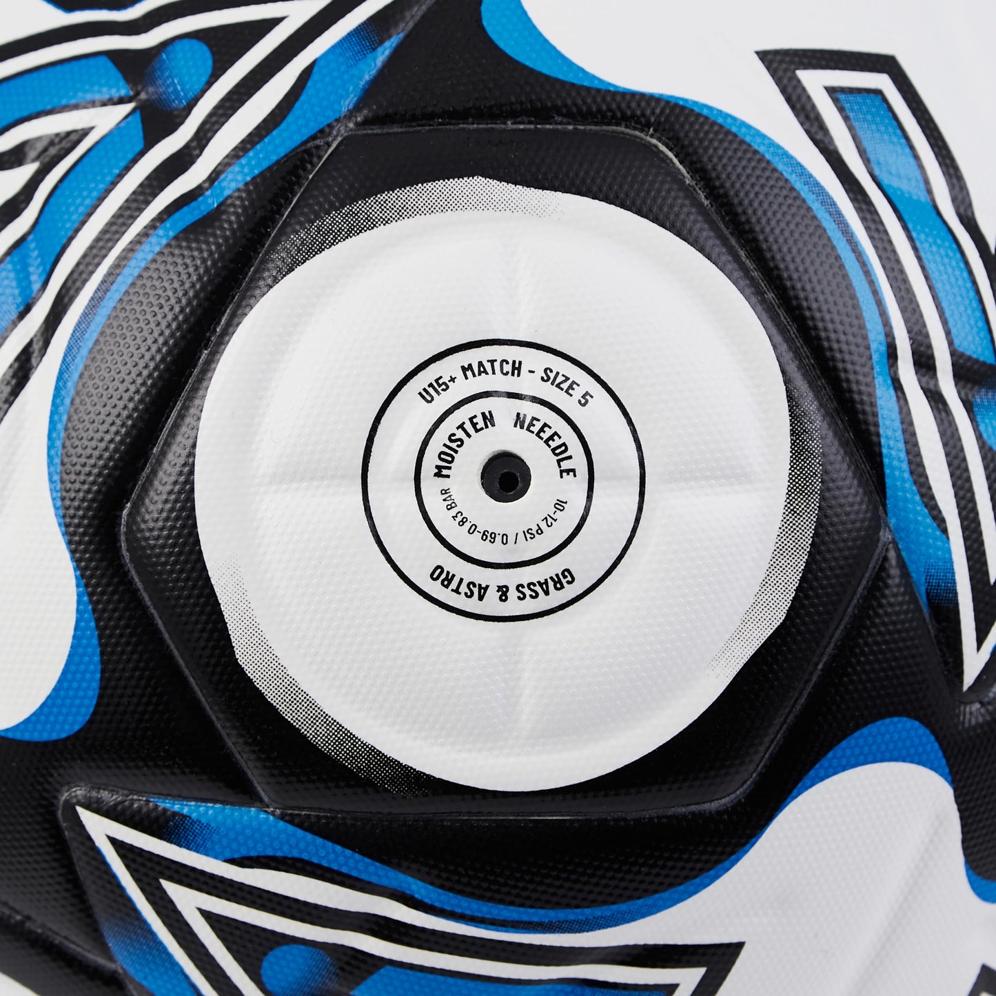 - Mitre Delta Football | Highly Durable | Enhanced Accuracy and Consistency | White/Black/Blue | Size 5 -