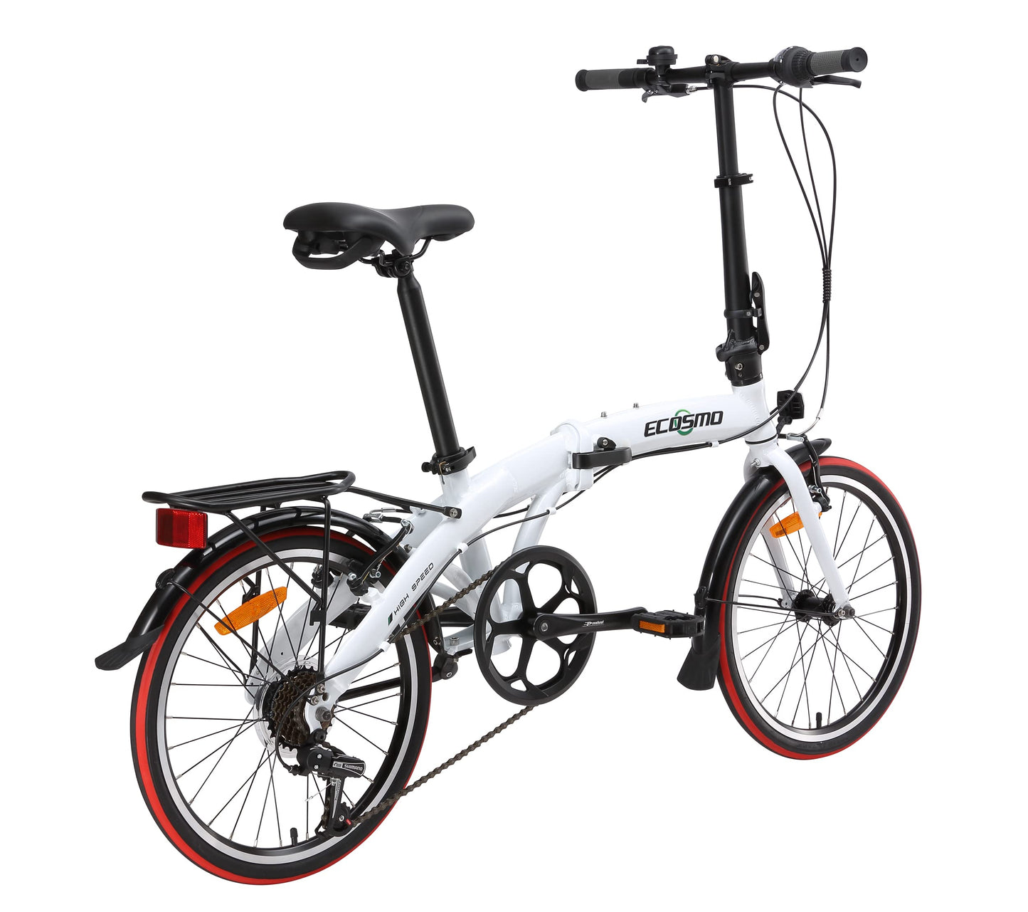 - ECOSMO 20" Lightweight Alloy Folding City Bicycle Bike | 12kg -