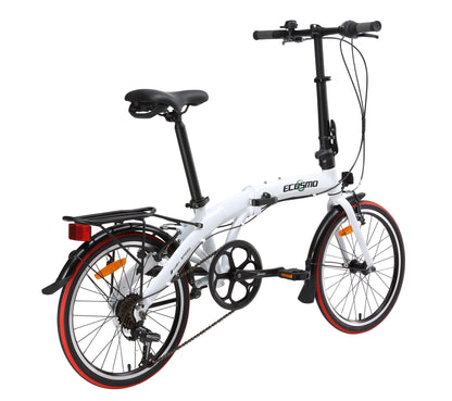 - ECOSMO 20" Lightweight Alloy Folding City Bicycle Bike | 12kg -