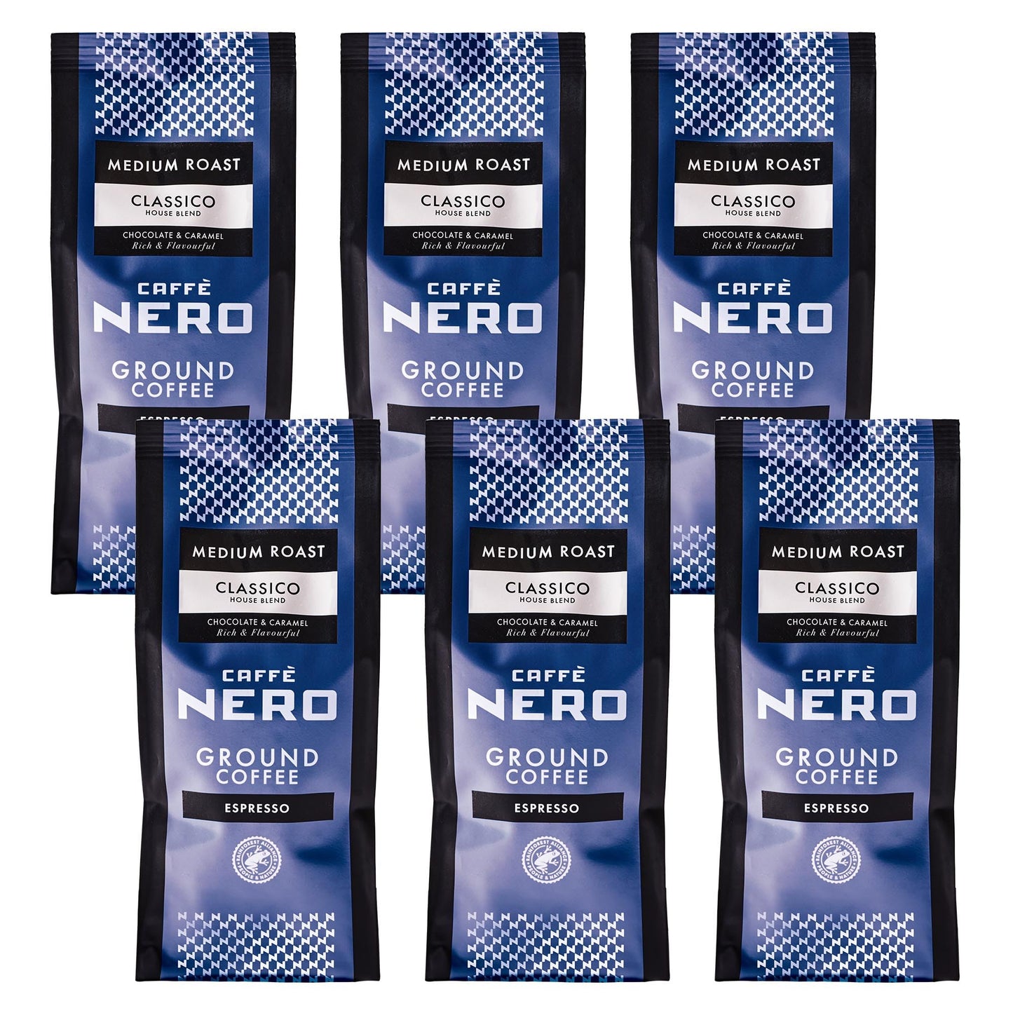 Caffè Nero Ground Coffee (Classico Espresso 6 x 200g)