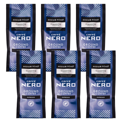 Caffè Nero Ground Coffee (Classico Espresso 6 x 200g)