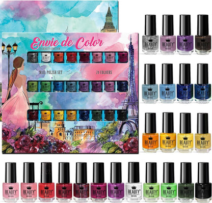- Splash 48 x Nail Polish Varnish Set | 48 Different Modern Colours | Quick Drying -