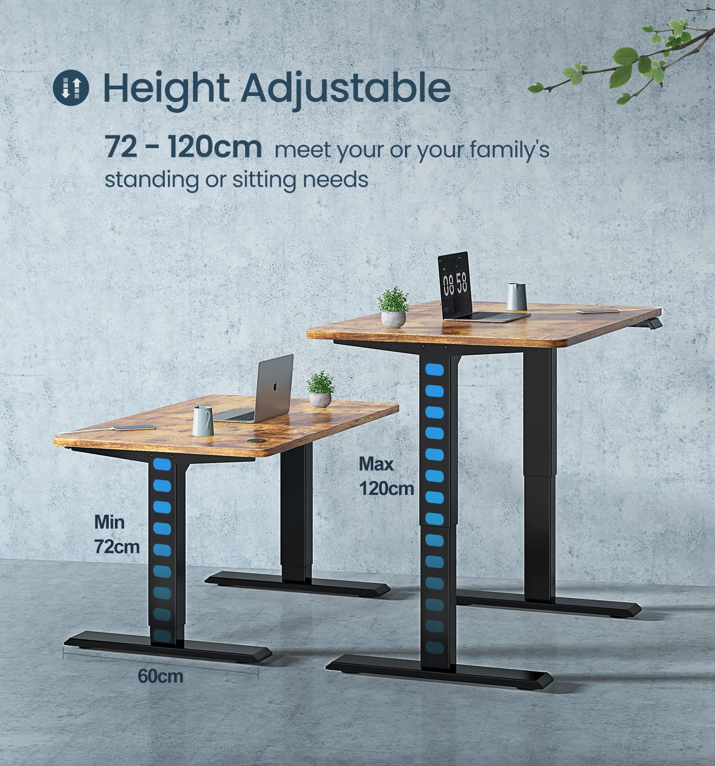 - MAIDeSITe Adjustable Height Standing Desk  -