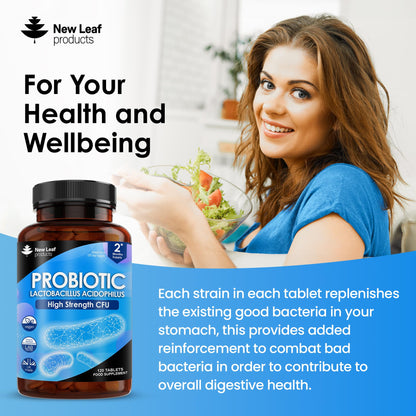 - Probiotic Supplements Acidophilus Probiotic Tablets High Strength | Digestive & Gut Health Supplements -