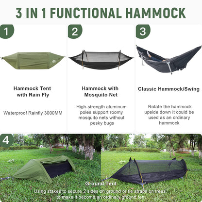 - Night Cat Hammock Tent with Mosquito Net -