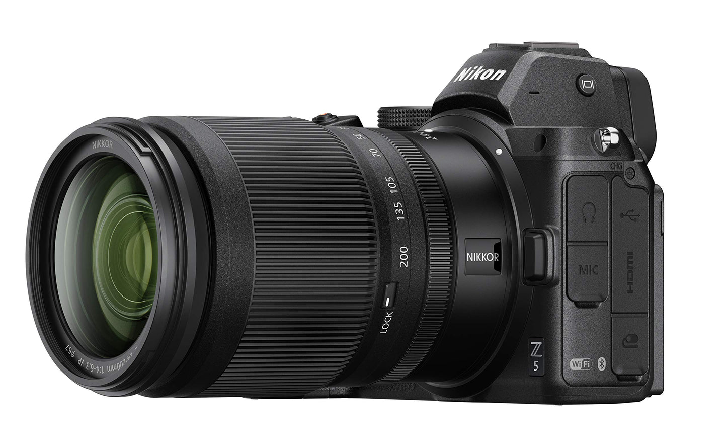 - Nikon Z 5 + Z 24-200 mm Mirrorless Camera Kit -