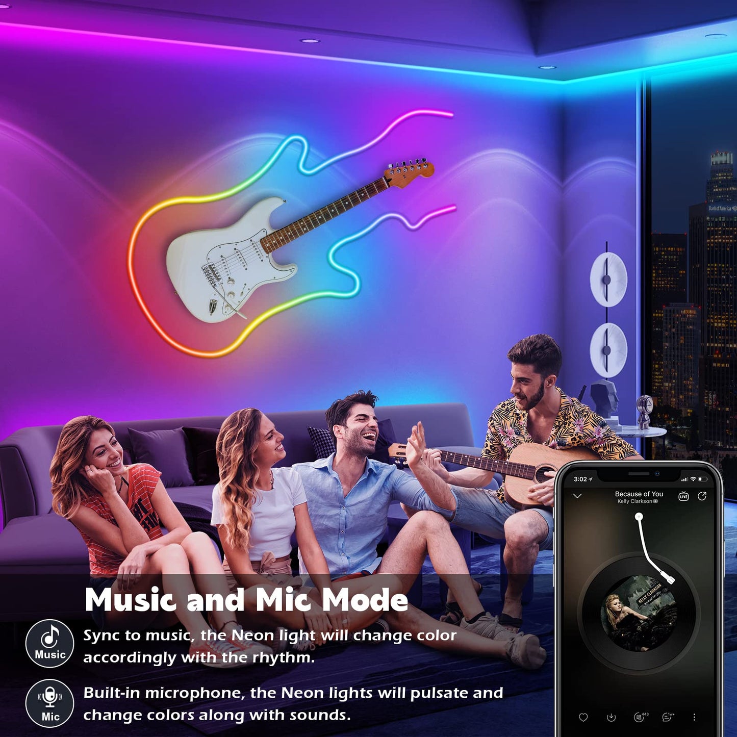 AILBTON 6m Neon Rope Lights, Flexible LED Cord Lights Controlled with App/Remote, Multiple Modes, IP65 Outdoor RGB Neon Lights Waterproof, Music Sync Led Neon Light Strip for Bedroom Decoration