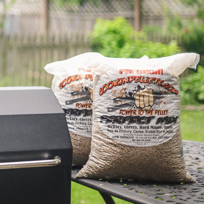 Cookinpellets 18kg Premium Perfect Mix BBQ Smoker Pellets - CPPM18kg