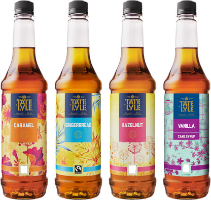 - Tate & Lyle | Pure Cane Syrups | Custom Case of 4 Flavours of Your Choice -
