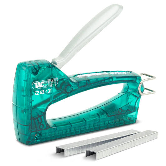 - Tacwise 1728 Z2 53-13T | Transparent Staple Gun | 300 Staples -