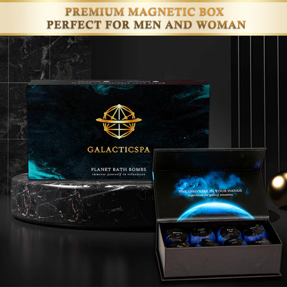 - Galacticspa Planet Themed Bath Bombs | 8 x 60g Handmade Luxury Bubble Bath Fizzer Set -