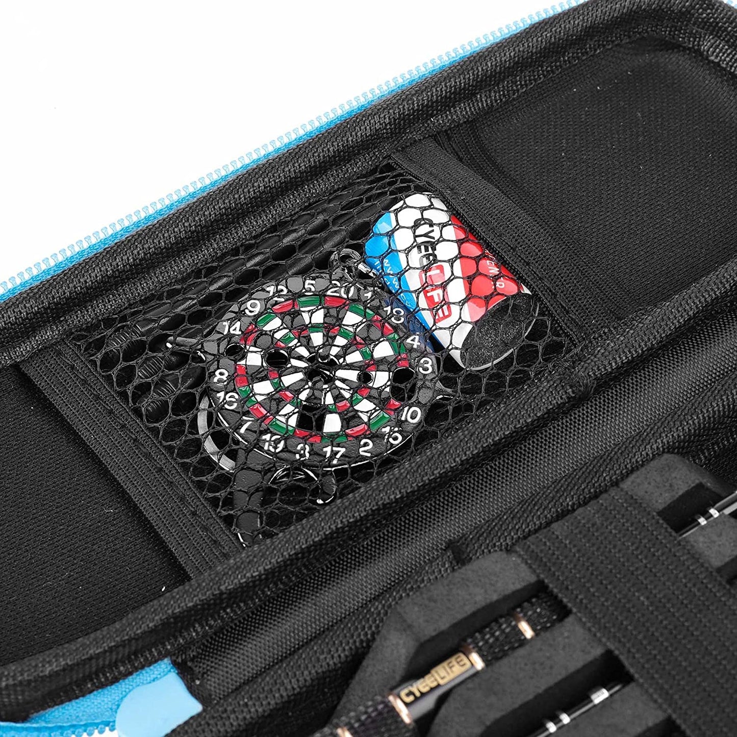 CyeeLife PU Dart Carrying Case for Steel and Soft Darts Set,Wallet Holder