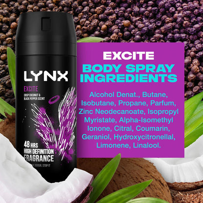 - Lynx Excite Body Spray | 150ml -