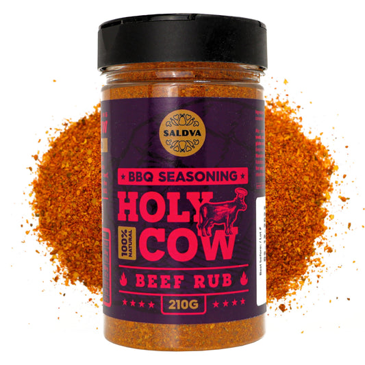 - Holy Cow BBQ Beef Rub | 100% Natural BBQ Seasoning | Packs Amazing Flavour Into Any Cut Of Beef -